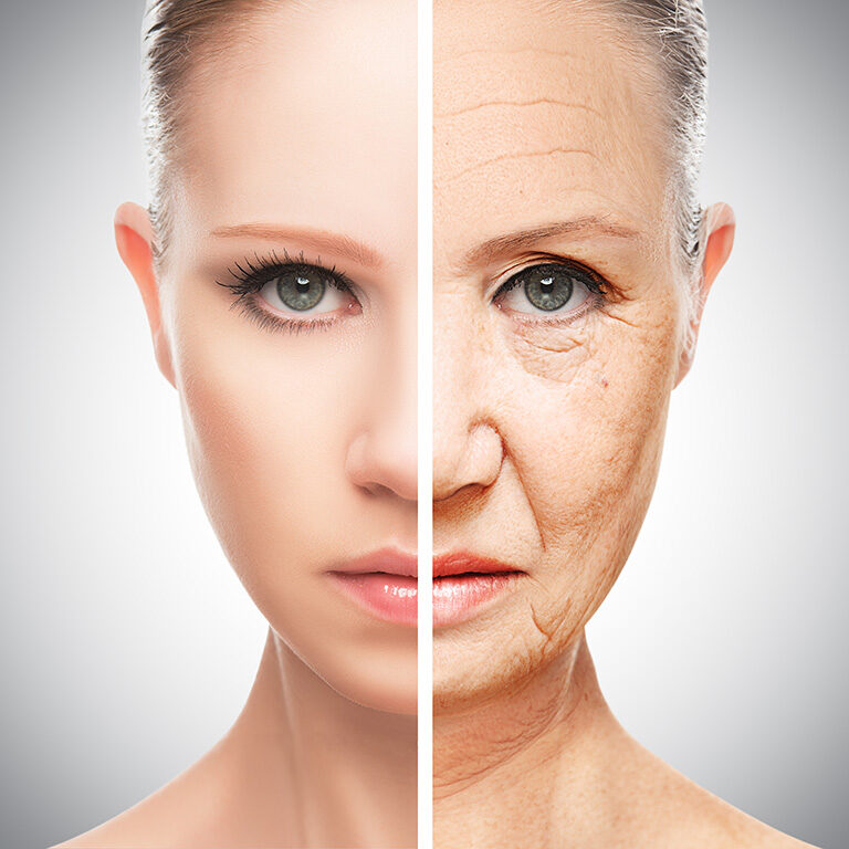 concept-of-young-and-aging-skin